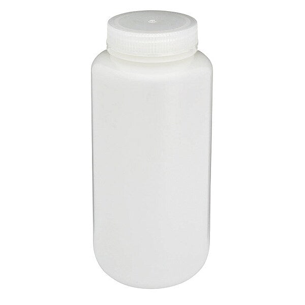 Bottle, Wide Mouth, Round, HDPE, 1000mL