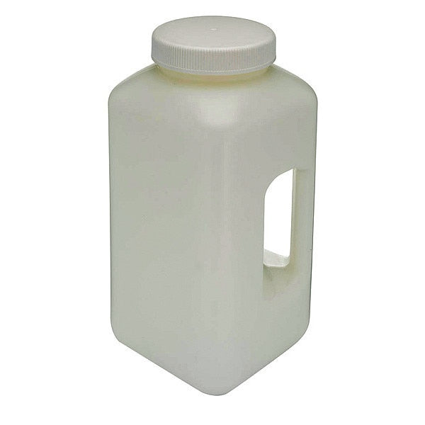 Bottle, Wide Mouth with Handle, Square, HDPE, 4L