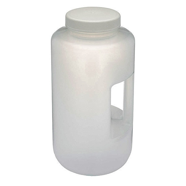 Bottle, Wide Mouth with Handle, Round, PP, 4L