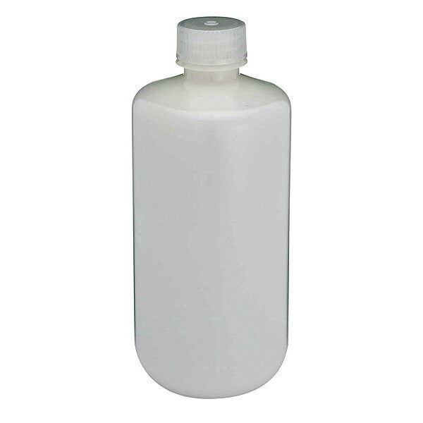 Bottle, Narrow Mouth, Round, HDPE, 500mL