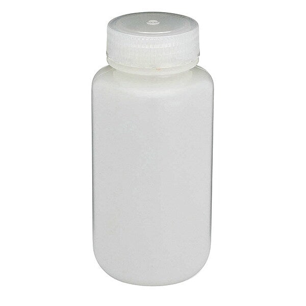 Bottle, Wide Mouth, Round, HDPE, 250mL