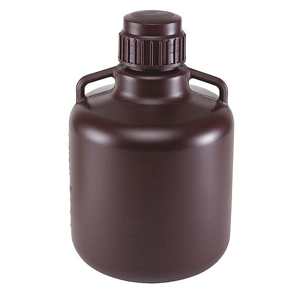 Carboy, 10 L, 390 mm H, Amber