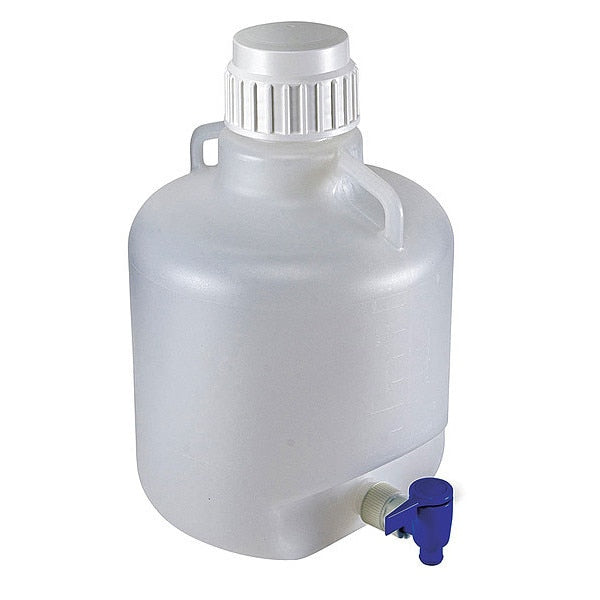 Carboy, 10 L, 390 mm H, Clear