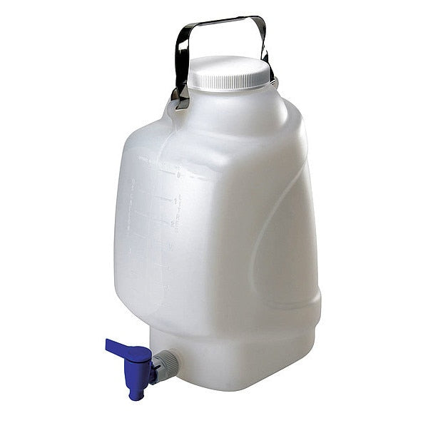 Carboy, 10 L, 400 mm H, Clear