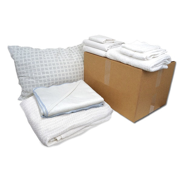 Bedding and Bath Kit, Twin Size, White