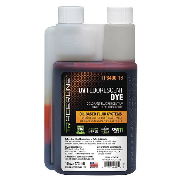 UV Leak Detection Dye, 16 oz. Size