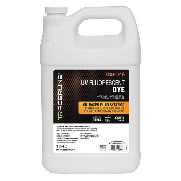 UV Leak Detection Dye, 1 gal. Size