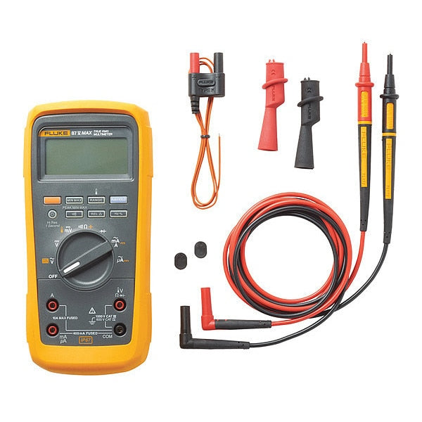 Industrial True RMS Heavy Duty Multimete, LCD, 10 A