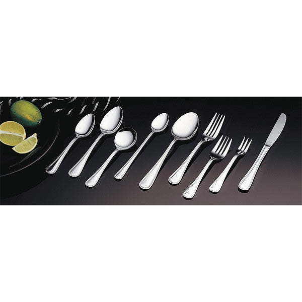 Teaspoon, 6 3/8 in L, Silver, PK12