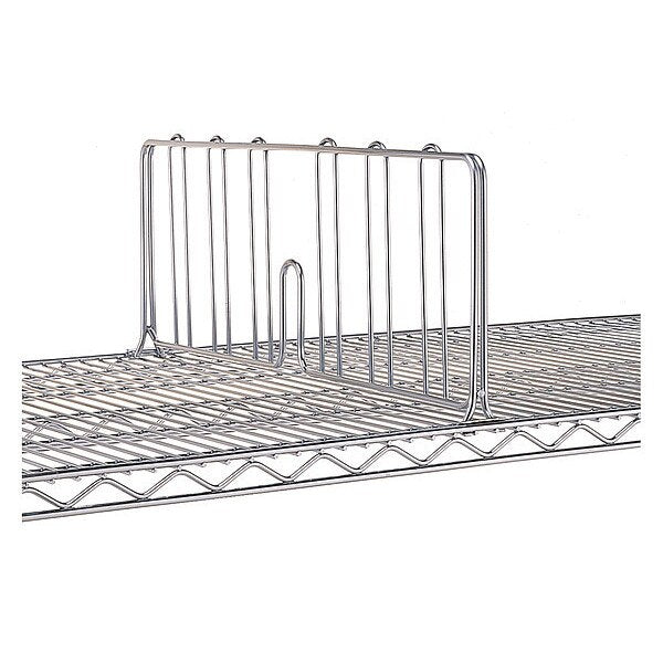 Wire Shelf Dividers, 24inx8inx1in, StnlStl