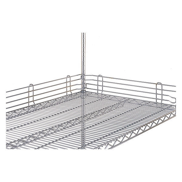 Wire Shelf Ledges, 1inx4inx48in, Steel