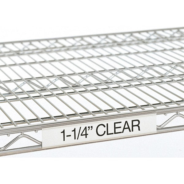 Label Holder, Clear, Slide-In