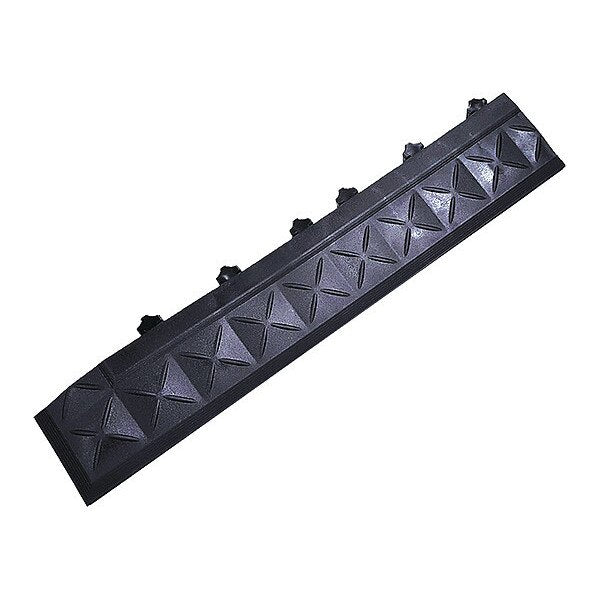 Ramp Edge with Corner PVC 22 in 4 in 1 in