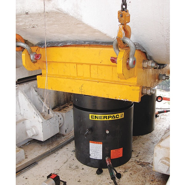 HCL1506, 168 ton Capacity, 5.91 in Stroke, Single-Acting, High Tonnage, Lock Nut Hydraulic Cylinder