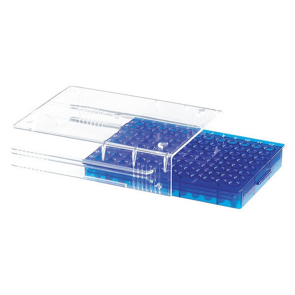 Low Temp PCR Rack, 96 Well, Blue, PK5