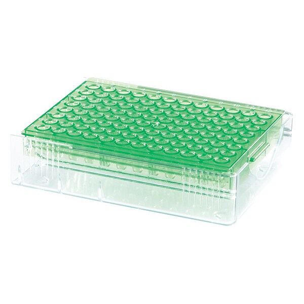 Low Temp PCR Rack, 96 Well, Green, PK5