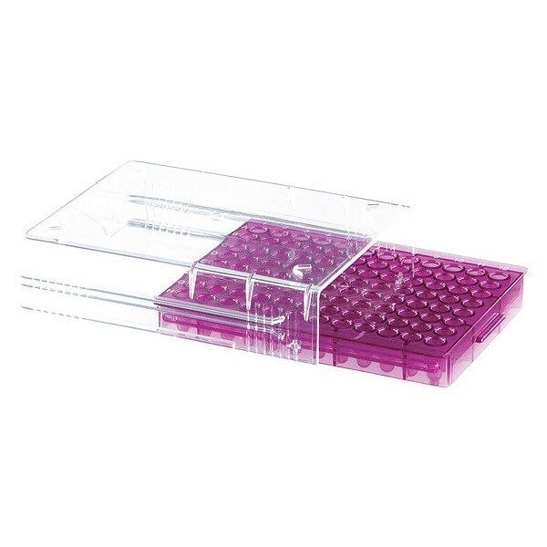 Low Temp PCR Rack, 96 Well, Purple, PK5