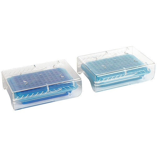 PCR Cooler, 96 Well, Lt Blue/Dk Bl, PK2