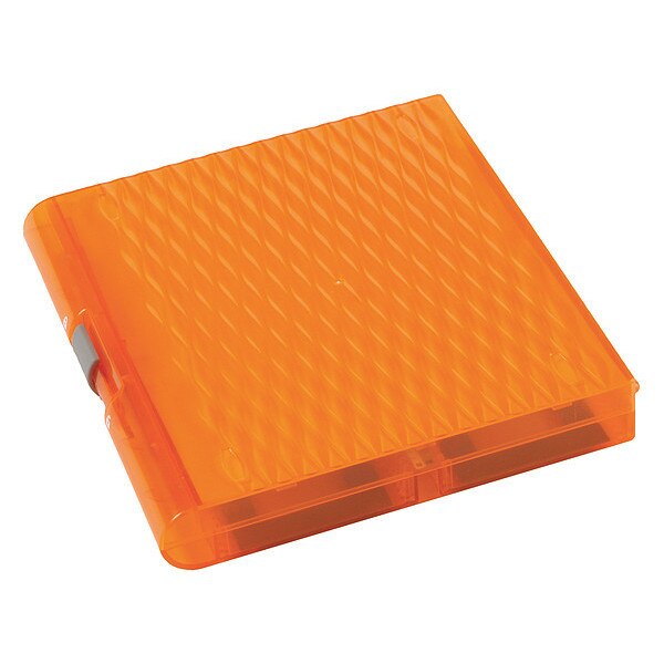 Premium Plus Slide Box, 100-Place, Org, PK5