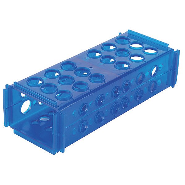 Clinical 4-Way Rack, Blue, pk5, PK 5