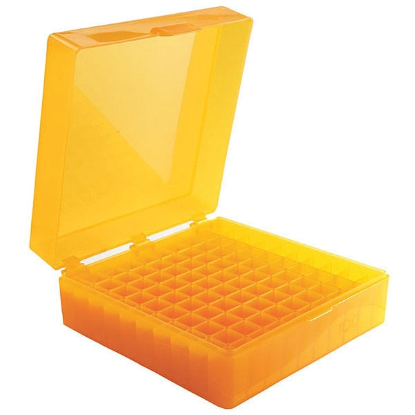 Tube Storage Box, Orange, 100 Well, PK5