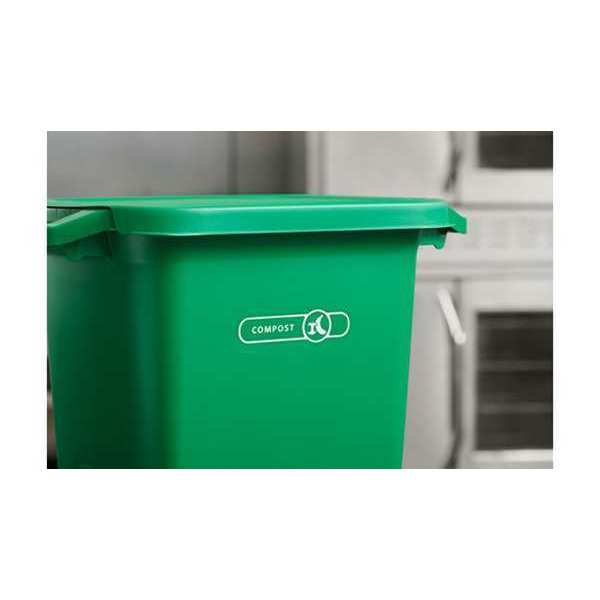 Bus Tub Lid, Polypropylene, Green