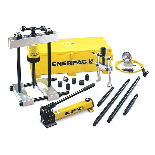 BHP361G, 18 Ton, Hydraulic Cross Bearing Puller Set with Hand Pump
