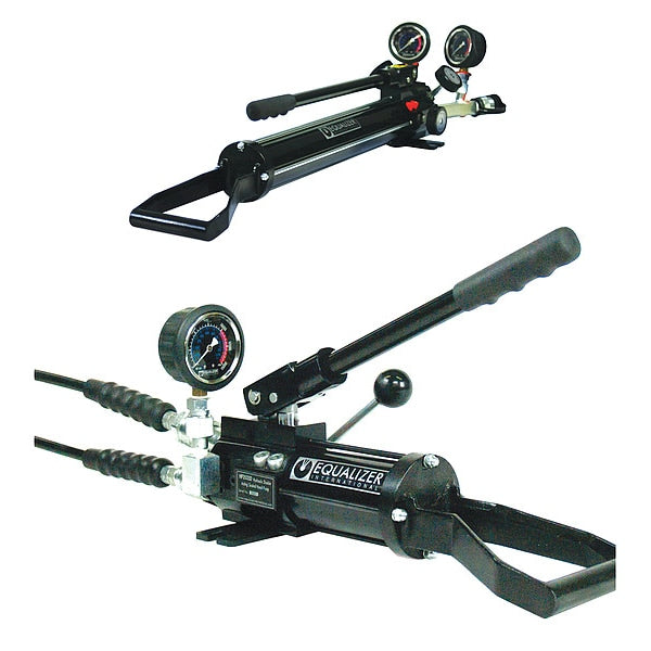 HP350SMIN, Two Speed, Single Port, Hydraulic Sealed Hand Pump, Gauge, Adaptor, 18.3 in3 Usable Oil