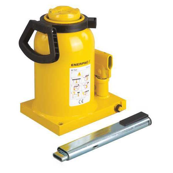GBJ050A, 55 Ton, 5.51 in Stroke, Hydraulic Industrial Bottle Jack