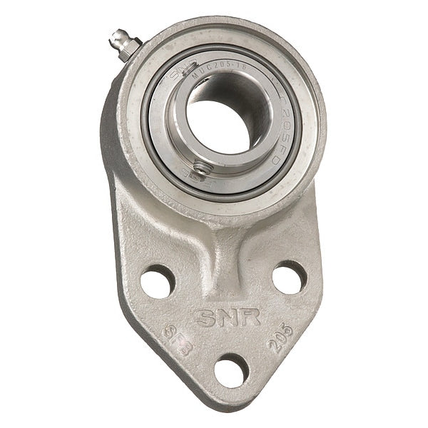 3 Bolt Flange Brg, Radial Ball, 30mm Bore