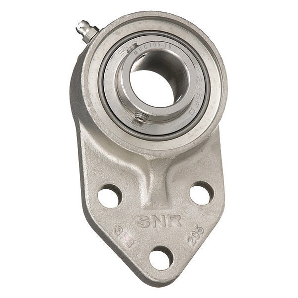 3 Bolt Flange Brg, Radial Ball, 25mm Bore