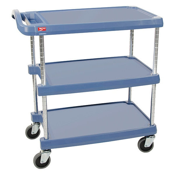 Laboratory Utility Cart, Blue, 35-1/2