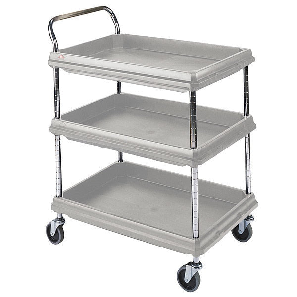 Laboratory Utility Deep Ledge Cart, Gray