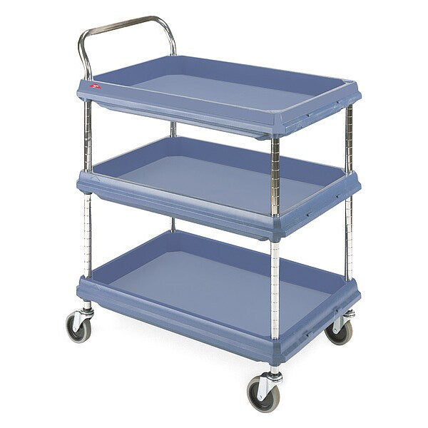 Laboratory Utility Deep Ledge Cart, Blue