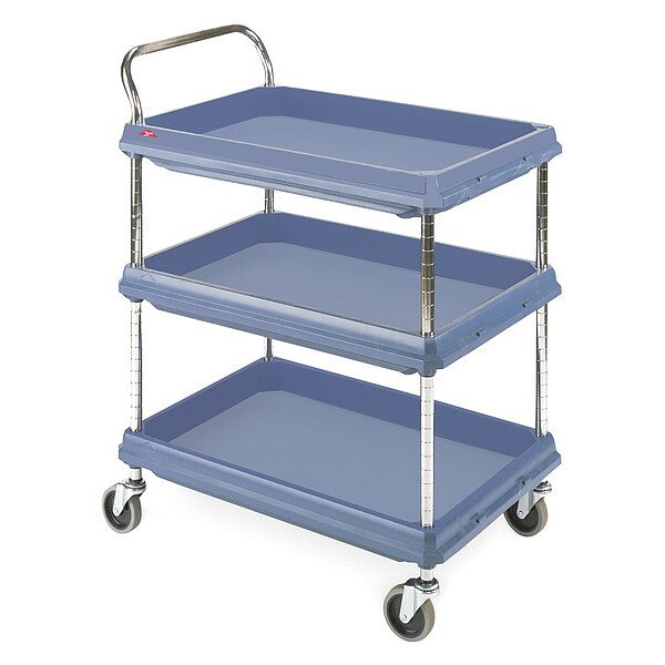 Laboratory Utility Deep Ledge Cart, Blue