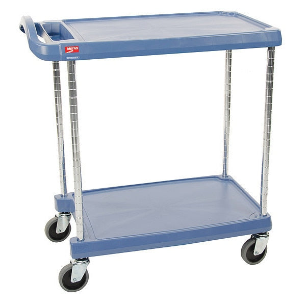 Laboratory Utility Cart, Blue, 35-1/2