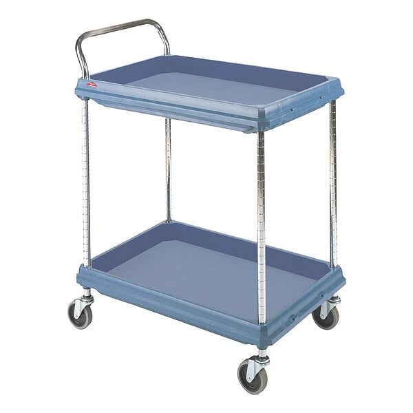 Laboratory Utility Deep Ledge Cart, Blue