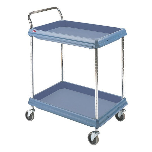 Laboratory Utility Deep Ledge Cart, Blue