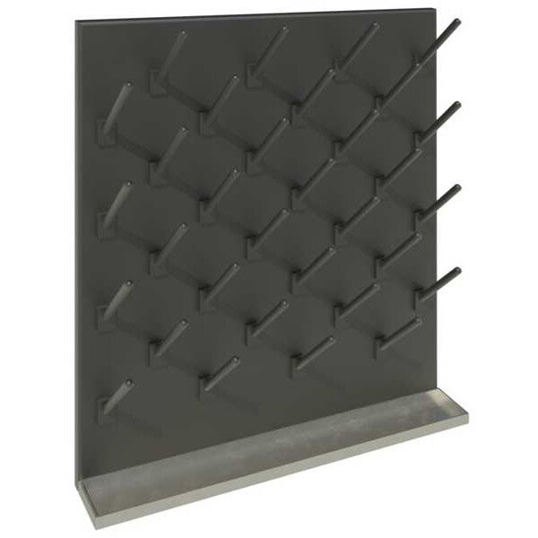 Pegboard, Wall Mounting, 46 Number of Pegs