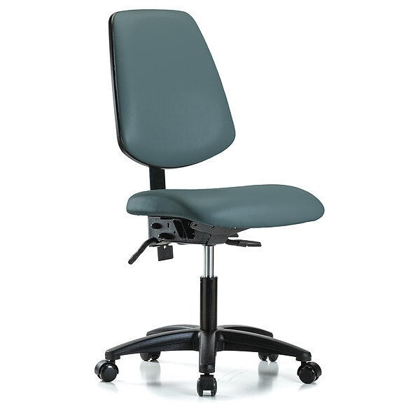 Cleanroom Task Chair, 300 lb. Cap., Vinyl