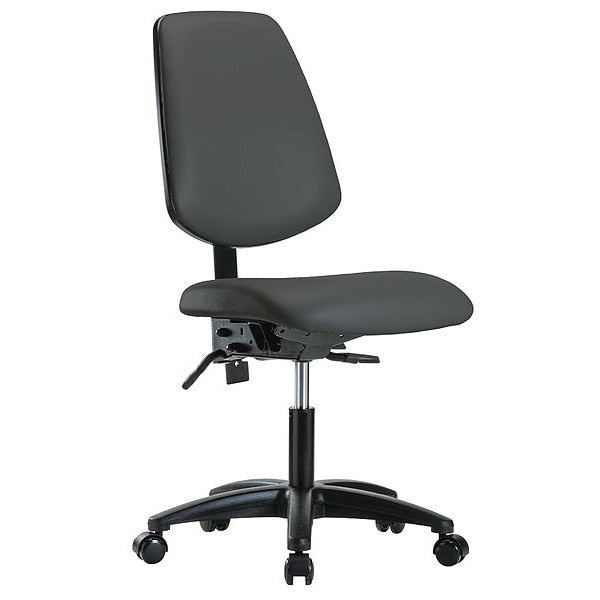 Cleanroom Task Chair, 300 lb. Cap., Vinyl