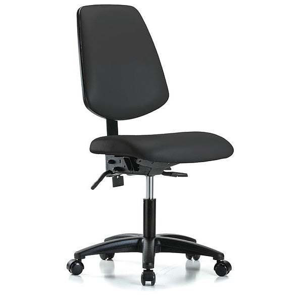 Cleanroom Task Chair, 300 lb. Cap., Vinyl