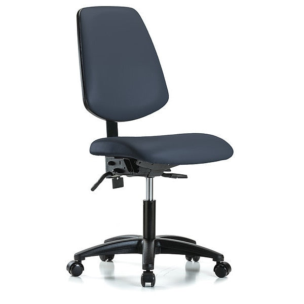 Cleanroom Task Chair, 300 lb. Cap., Vinyl