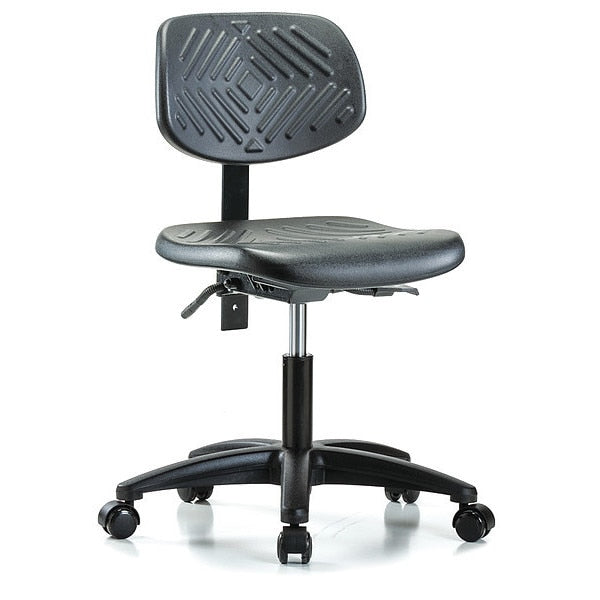 Cleanroom Task Chair, 300 lb. Cap., PU