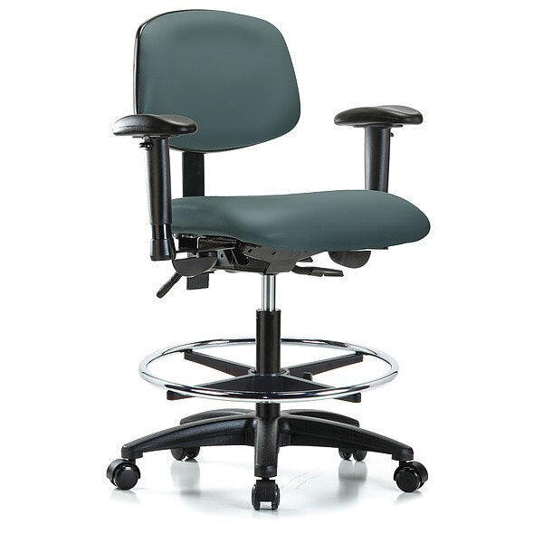 Cleanroom Task Chair, 300 lb. Cap., Vinyl
