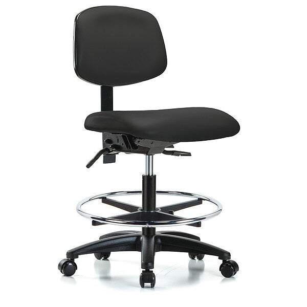 Cleanroom Task Chair, 300 lb. Cap., Vinyl