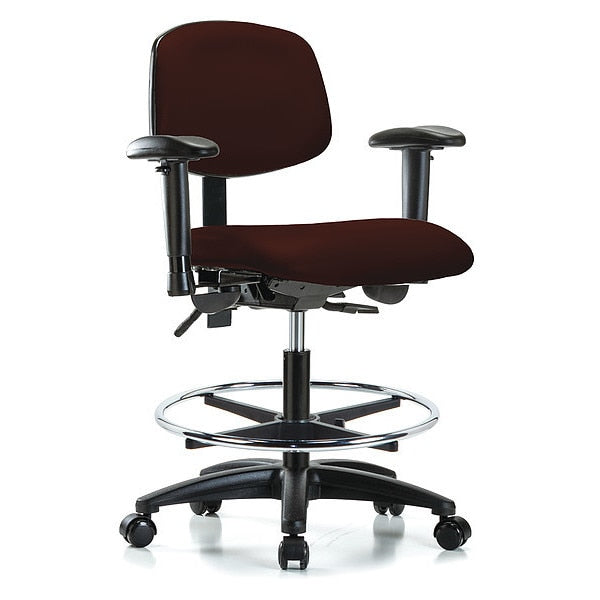 Cleanroom Task Chair, 300 lb. Cap., Vinyl