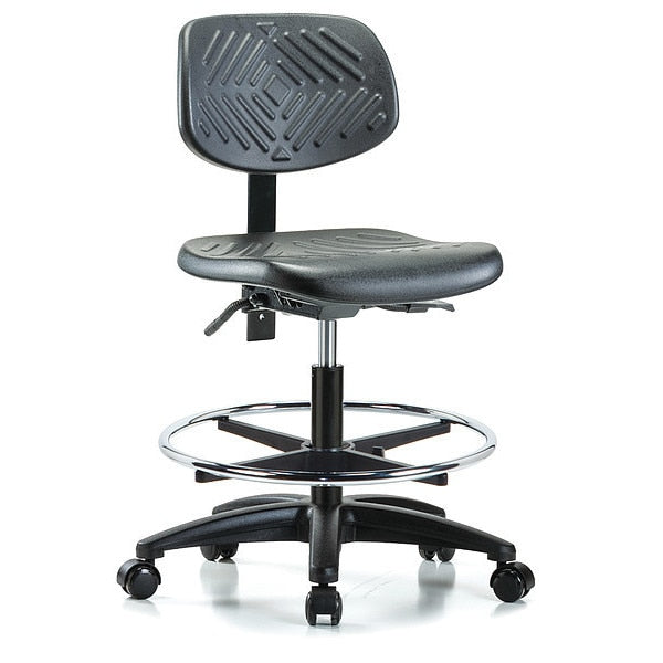 Cleanroom Task Chair, 300 lb. Cap., PU