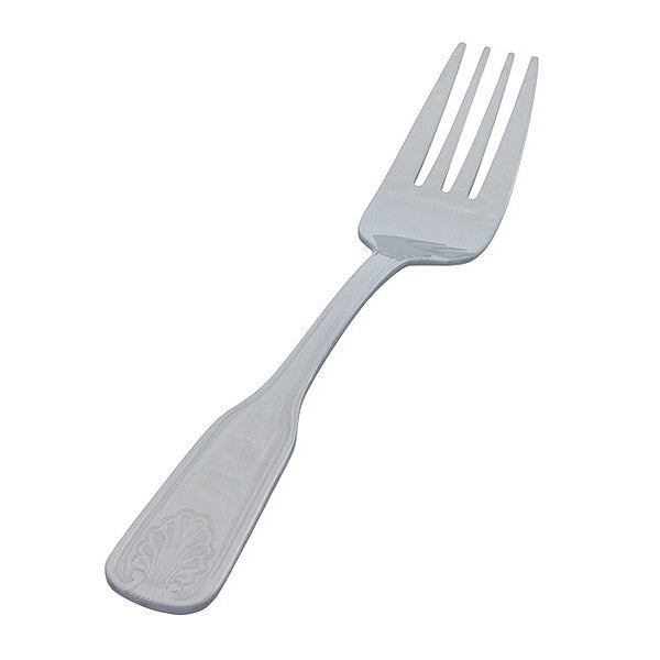 Salad Fork, 6 3/8 in L, Silver, PK36