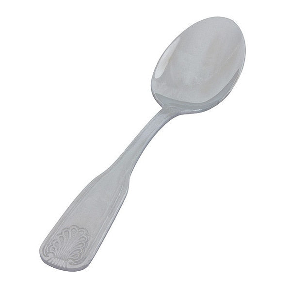 Dessert Spoon, 7 in L, Silver, PK36